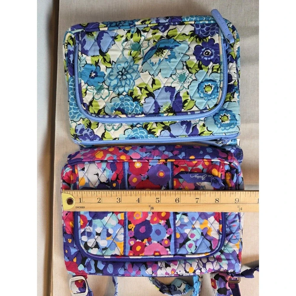 Vera Bradley Floral Crossbody Bag Purse 7